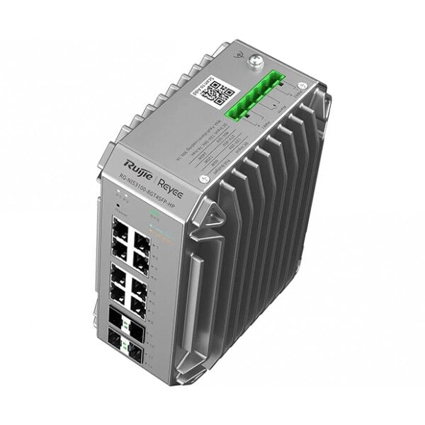 Ruijie Reyee Rg-Nis3100-8Gt4Sfp-Hp 8 Port 10/100/1000 8 Port Poe 4 X Sfp 240 Watt Rujie Cloud Yonetilebilir Endüstri̇yel