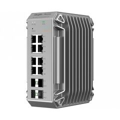 Ruijie Reyee Rg-Nis3100-8Gt4Sfp-Hp 8 Port 10/100/1000 8 Port Poe 4 X Sfp 240 Watt Rujie Cloud Yonetilebilir Endüstri̇yel
