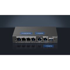 Ruijie Reyee Rg-Es206Gs-P 4 Port 10/100/1000 4 Port Poe+ 1Xge Uplink 1 X Sfp 54W Rujie Cloud Yonetilebilir Desktop Switc