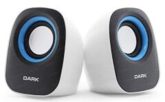 Dark Dk-Ac-Sp100 1+1 Multimedya Usb Speaker Beyaz