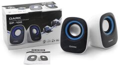 Dark Dk-Ac-Sp100 1+1 Multimedya Usb Speaker Beyaz