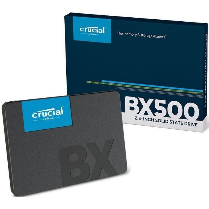 Crucial Ct240Bx500Ssd1 240Gb 540/500Mb/S 7Mm Sata 3.0 Ssd Bx500