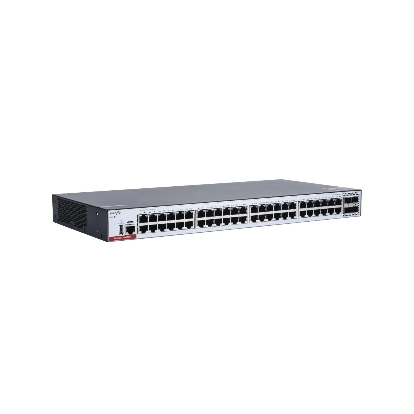 Ruijie Rg-Cs83-48Gt4Xs	 48 Port 10/100/1000 4-Port 1G/10G L3 Yöneti̇lebi̇li̇r Rack Mount Switch
