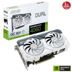 Asus Dual-Rtx4060-O8G-White Rtx4060 8Gb Gddr6X 128Bit 3Xdp/1Xhdmi