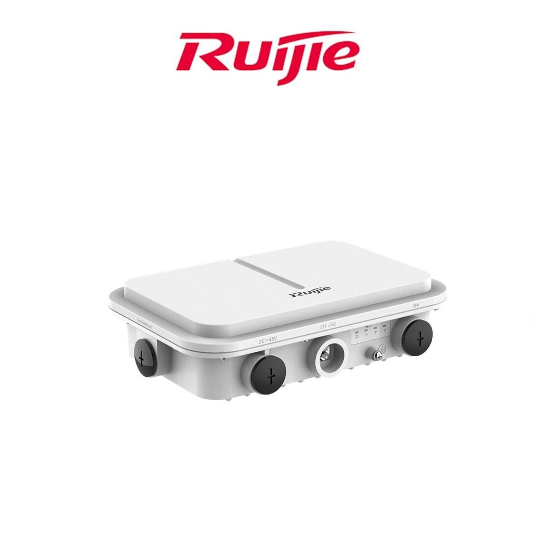 Ruijie Rg-Ap680-L Wi-Fi 6 802.11Ax 1 Port Rj-45 + 1 Port Sfp Poe 2.4 Ghz & 5 Ghz Poe Adatörsüz Outdoor Omni Anten (360 D