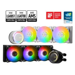 Msi Mag Coreliquid E360 White 360Mm Argb Sivi İşlemci̇ Soğutucu (Lga 1150/1151/1155/1156/1200/1700/Am5 Uyumlu)