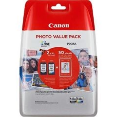 Canon Pg-46/Cl-56 Siyah Ve Renkli Kartus Seti