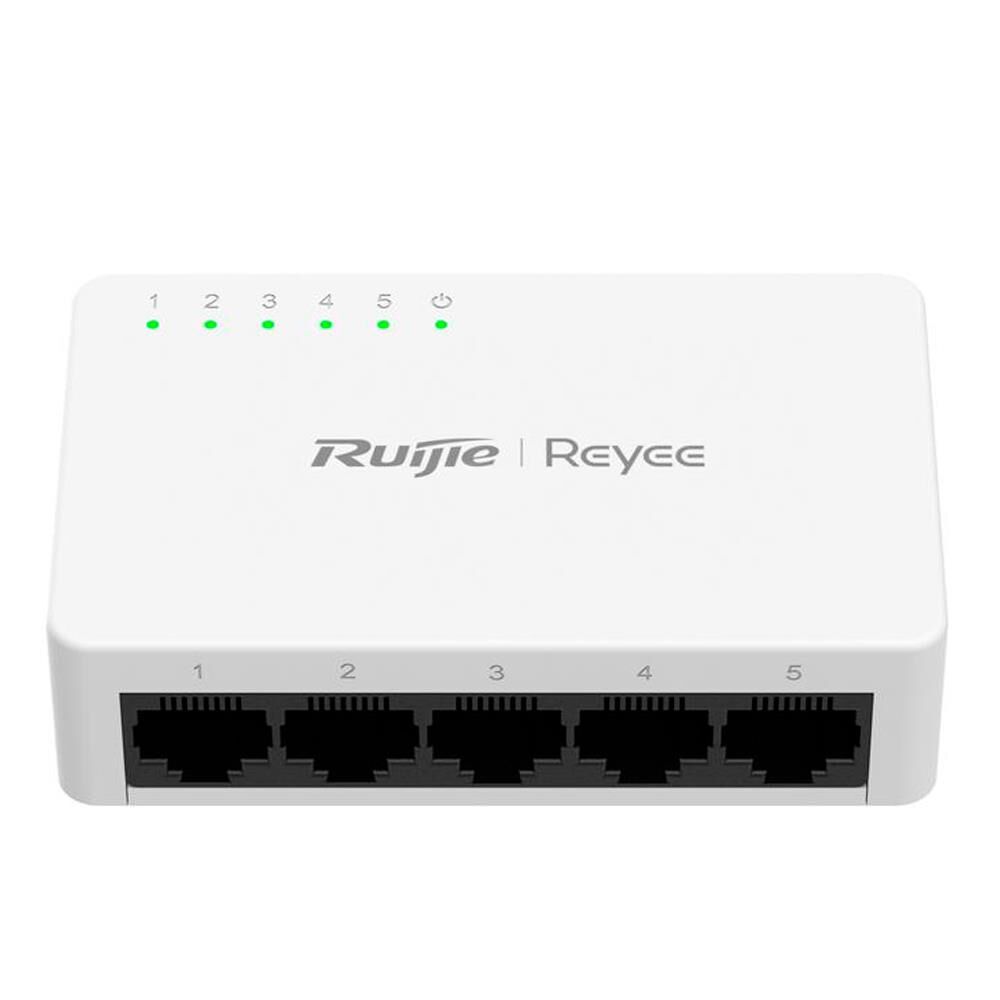 Ruijie Reyee Es05G-L 5 Port 10/100/1000 Yonetilemez Desktop Switch Plasti̇k Kasa