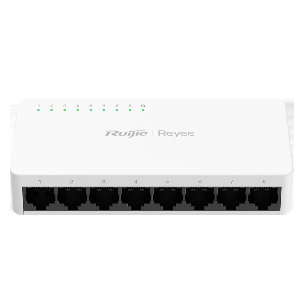 Ruijie Reyee Es08G-L 8 Port 10/100/1000 Yonetilemez Desktop Switch Plasti̇k Kasa