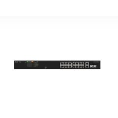 Ruijie Reyee Rg-Es118Fgs-Lp 16 Port 10/100 16 Port Poe 2 X Combo Uplink 120W Yonetilemez Rack Mount Switch