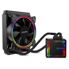 Dark Aquaforce W126 120Mm Fixed Rgb Ledli̇ Sivi Soğutma İşlemci̇