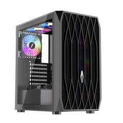 1St Player Ariya Ay7 Si̇yah 750W 80+ Argb 4X12Cm Fan Temperli̇ Cam Mesh Usb 3.0 Atx Kasa