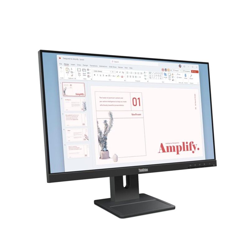 23.8 Lenovo E24-40 Thinkvision 64Bamat1Tk Fhd 6Ms 100Hz Hdmi+Dp+Vga Wled Monitor