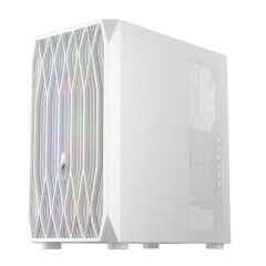 1St Player Ariya Ay7 Beyaz 650W 80+ Argb 4X12Cm Fan Temperli̇ Cam Mesh Usb 3.0 Atx Kasa