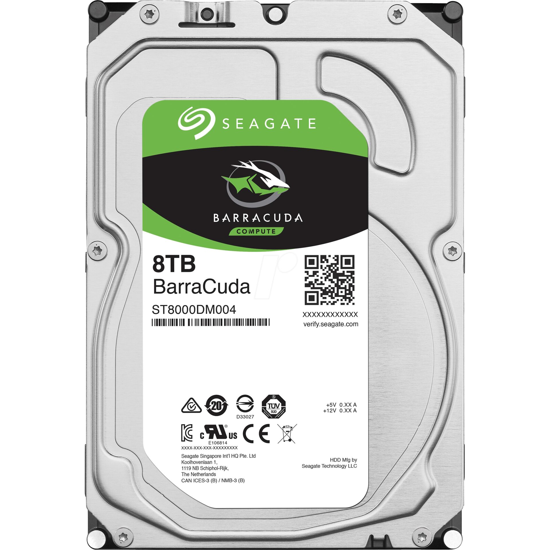 Seagate Barracuda 8Tb 5400Rpm 256Mb Sata3 6Gbit/Sn St8000Dm004 Hdd