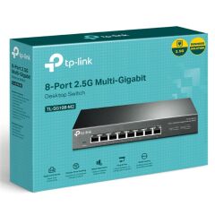 Tp-Link Tl-Sg108-M2 8 Port 2.5G Multi Gigabit Yöneti̇lebi̇li̇r Metal Kasa Switch