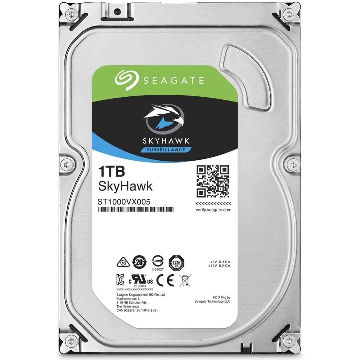 Seagate Skyhawk 1Tb 5900Rpm 64Mb Sata3 St1000Vx005 7/24 Hdd