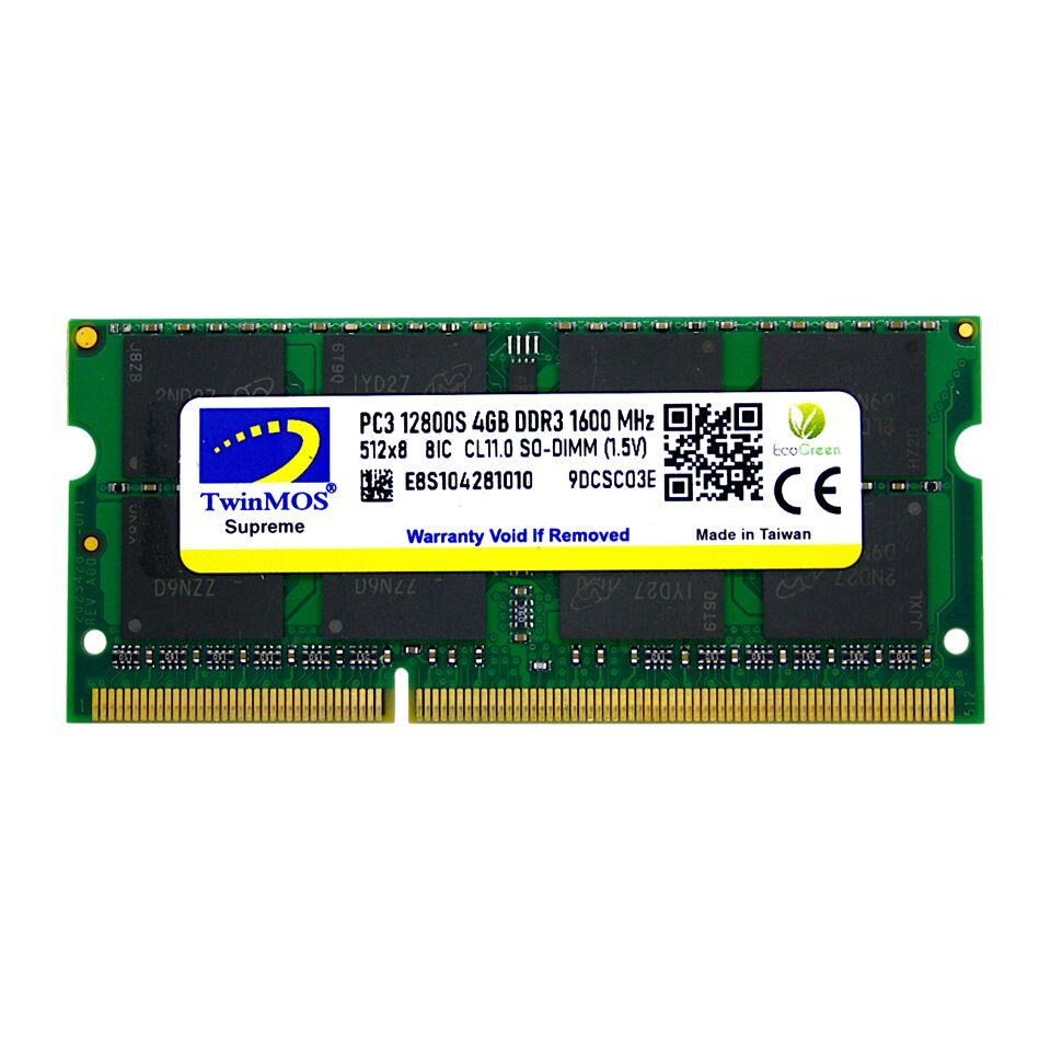 4 Gb Ddr3 1600Mhz Twinmos 1.5 Nb Mdd34Gb1600N