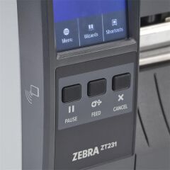 Zebra Zt231 (Zt23142-T0E000Fz) 203Dpi Termal Transfer Usb+Seri̇+Ethernet Metal Kasa End. Barkod Yazici (Ri̇bonlu Kullanim)