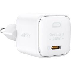 Aukey Pa-B1T-Wh 20W Omni̇a Ii Mi̇ni̇ Gan Pd Qc 3.0 Type C Hizli Şarj Adaptörü