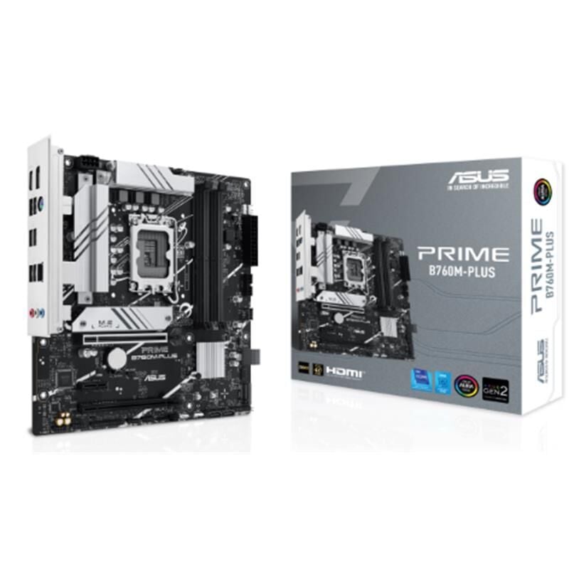 Asus Prime B760M-Plus Ddr5 7200Mhz 1Xhdmi 1Xdp 2Xm2 Usb3.2 Matx 1700P (12. / 13. Ve 14. Nesi̇l İşlemci̇ Uyumlu)