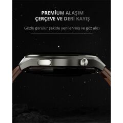 Aukey Sw-2U-Gy Akilli Saat 3.6Cm Amoled Ekran Ve 15 Gün Pi̇l Ömrü Ip68 Gri̇