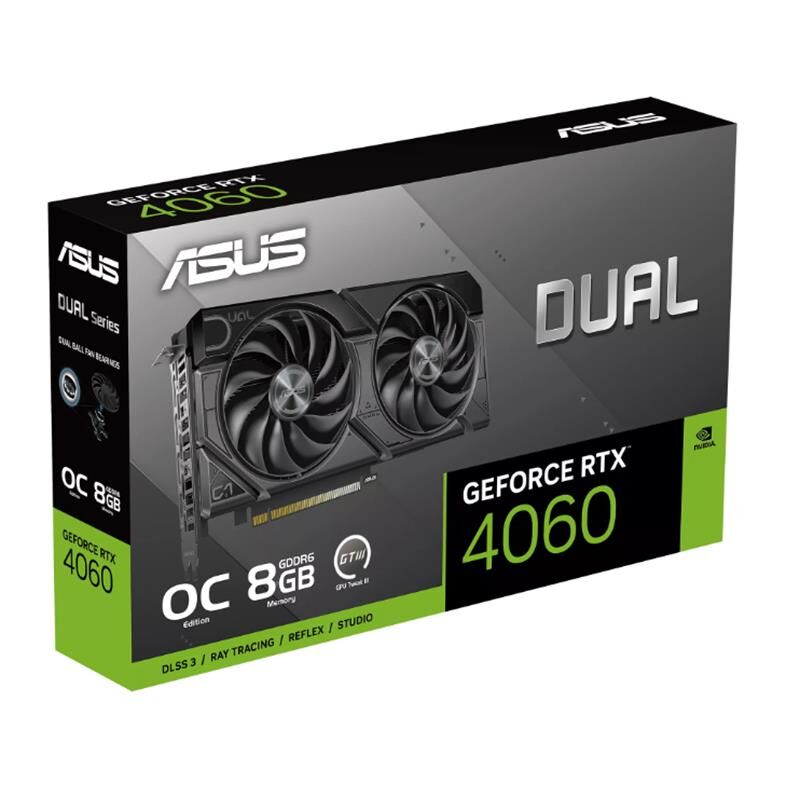 Asus Geforce Dual-Rtx4060-O8G-Evo 8Gb Gddr6 128Bit1Xhdmi 3Xdp Ekran Karti