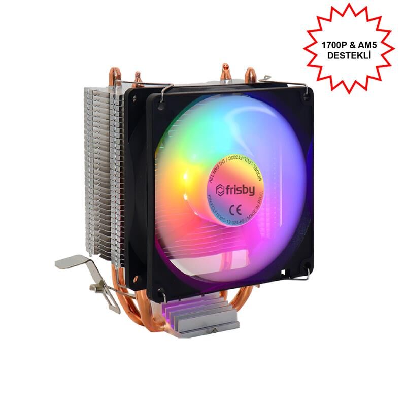 Frisby Fcl-F1332C (P2S) Intel 1366/115X/1200/1700-Amd Am2/Am2+/Am3/Am4/Am5 İşlemci̇ Fan