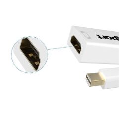 Qport Q-Dp-Hdm Mini Display Port To Hdmi Dönüştürücü