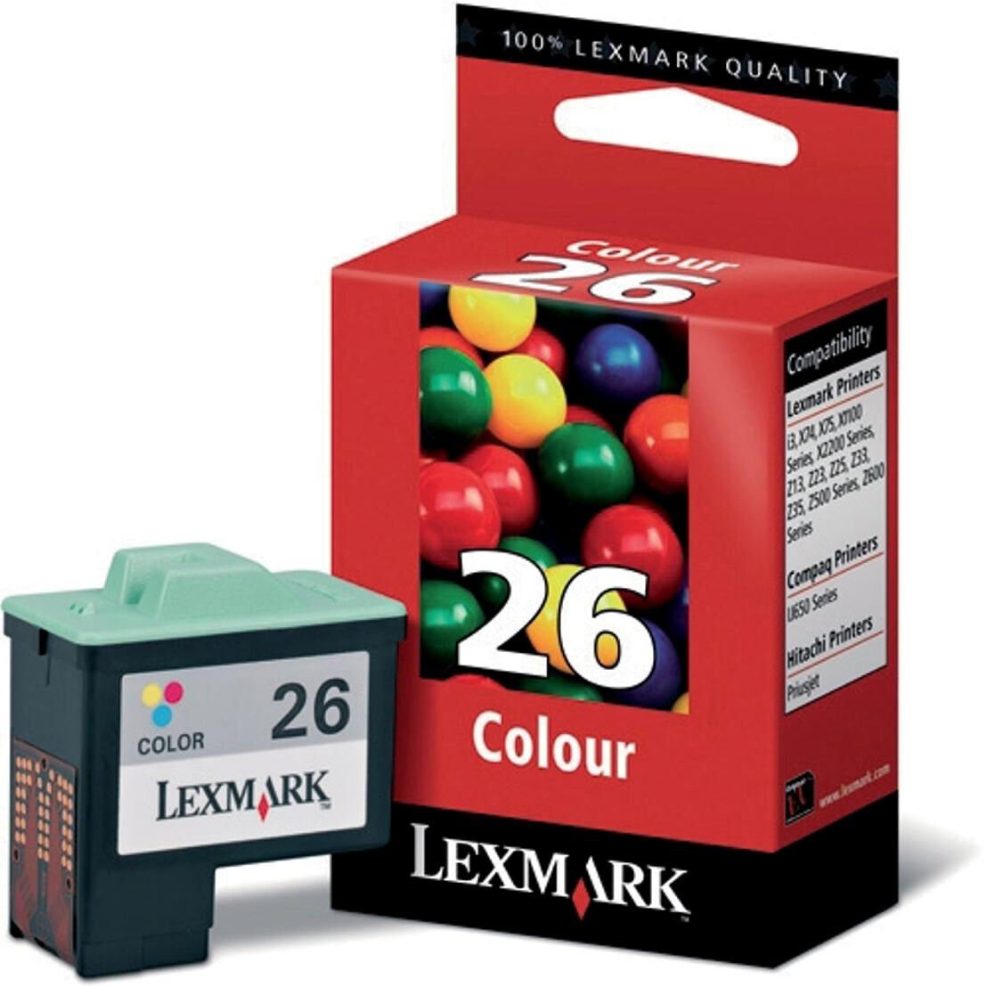Lexmark 10N0026E Renkli̇ Kartus No:26