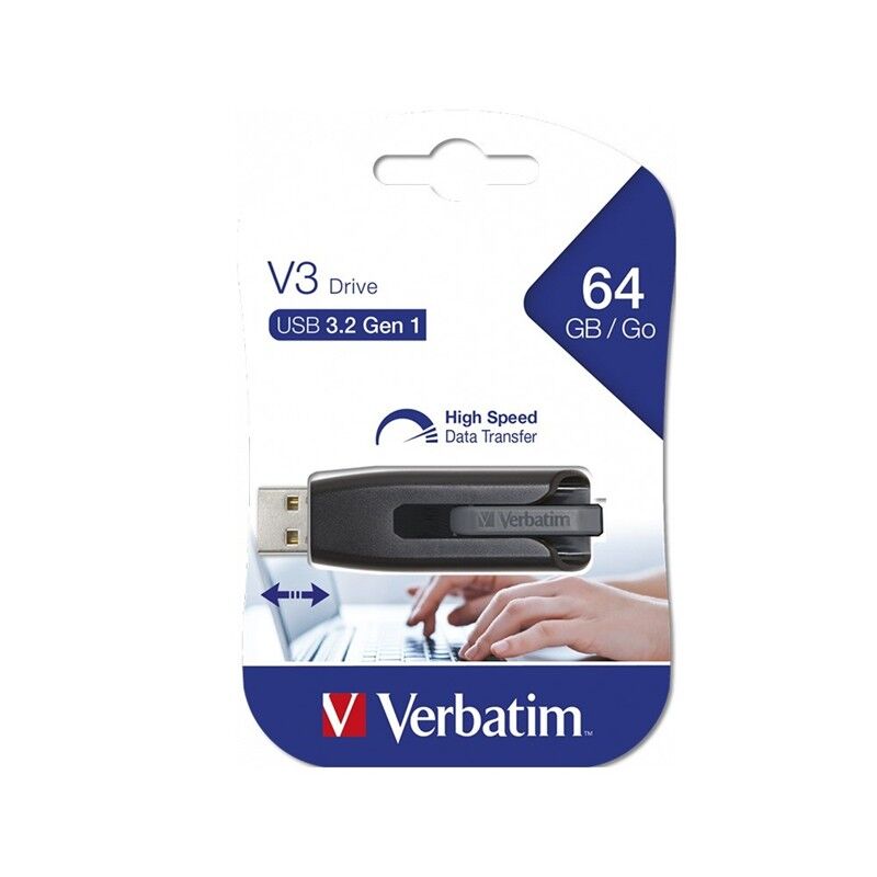 Verbatim 64 Gb Usb 3.2 Gen1 V3 Usb Bellek