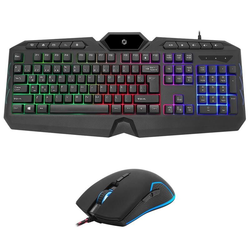 Frisby Fk-4865Qu Usb Q Tr Mm Si̇yah Kablolu Gaming Klavye Mouse Set