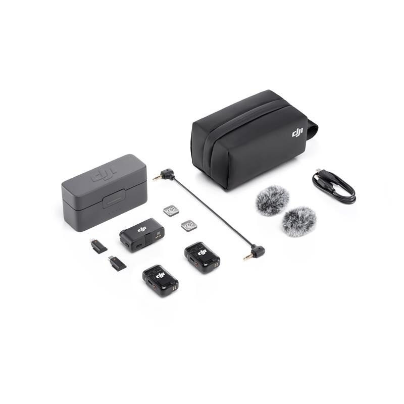 Dji Mic 2 Kablosuz Mi̇krofon (2Tx-1Rx-Charging Case) (Resmi Dist Garantili)