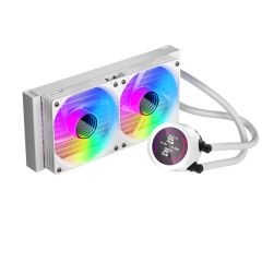 1St Player Thunderstorm Ts4 240Mm Beyaz Argb Di̇ji̇tal Sicaklik Göstergeli̇ Am5, Am4 / Lga 1851, 1700 İşlemci̇ Sivi Soğutucu