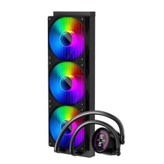 1St Player Thunderstorm Ts4 360Mm Si̇yah Argb Di̇ji̇tal Sicaklik Göstergeli̇ Am5, Am4 / Lga 1851, 1700 İşlemci̇ Sivi Soğutucu