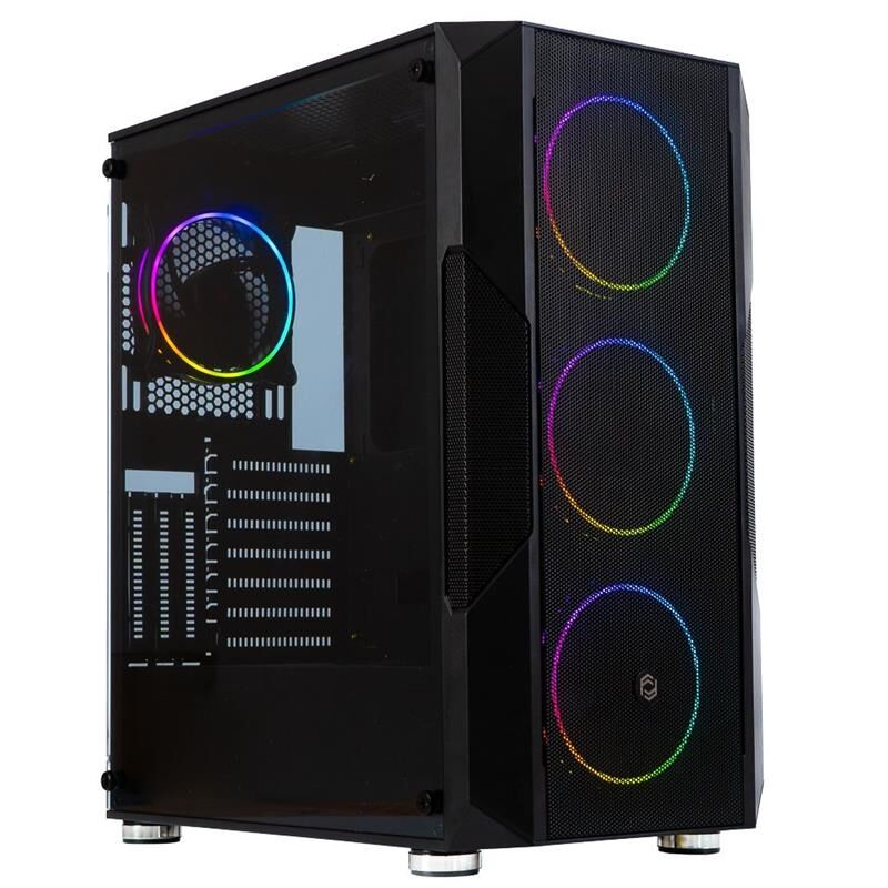 Frisby Fc-9435G 750W 80+ Bronze 4X120Mm Double Slim Ring Rgb Fan Usb3.0 Gaming Si̇yah Kasa
