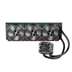 1St Player X Starship 360Mm Si̇yah Argb Ips 2.4'' Di̇ji̇tal Ekranli Am5,Am4 / Lga 1851,Lga1700 Premium İşlemci̇ Sivi Soğutucu