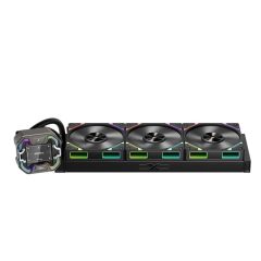 1St Player X Starship 360Mm Si̇yah Argb Ips 2.4'' Di̇ji̇tal Ekranli Am5,Am4 / Lga 1851,Lga1700 Premium İşlemci̇ Sivi Soğutucu