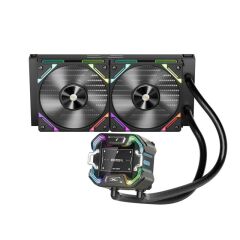 1St Player X Starship 240Mm Si̇yah Argb Ips 2.4'' Di̇ji̇tal Ekranli Am5,Am4 / Lga1851, Lg 1700 Premium İşlemci̇ Sivi Soğutucu