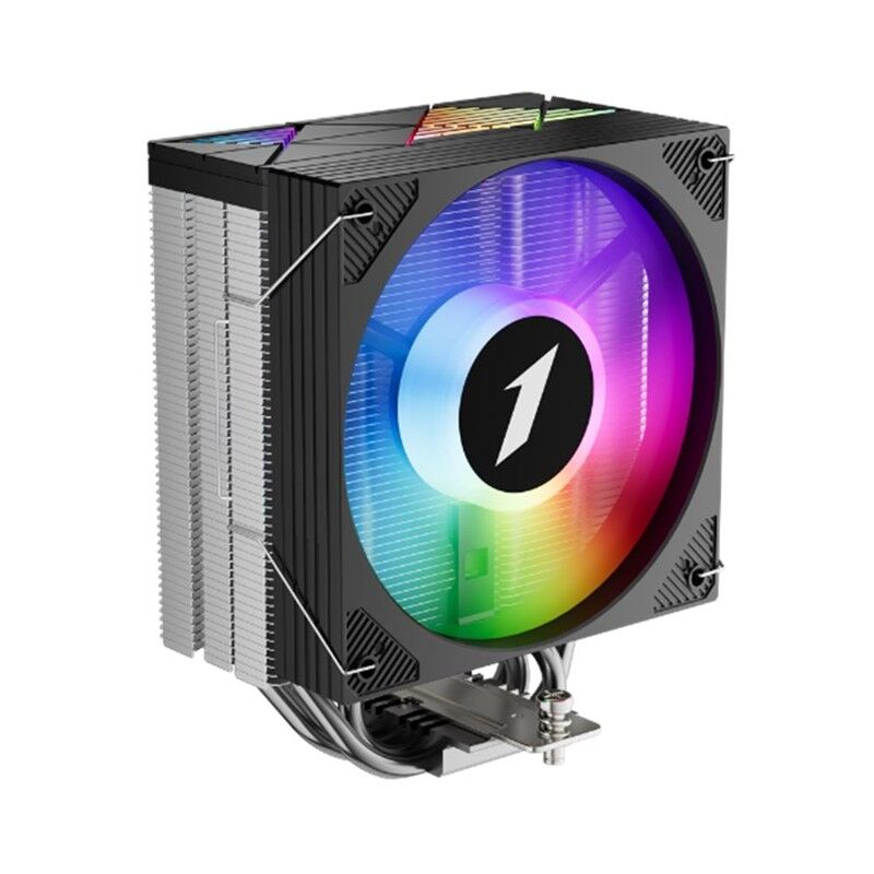 1St Player Cryo Cy12L Si̇yah 120Mm Argb 4Pin Pwm Am4,Am5/Lga1851-1700 Kule Ti̇pi̇ İşlemci̇ Hava Soğutucu