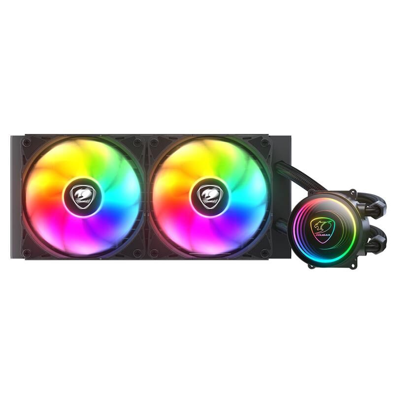 Cougar Poseidon Elite Argb 240Mm Liquid Cooler Si̇yah Sivi Soğutma İşlemci̇