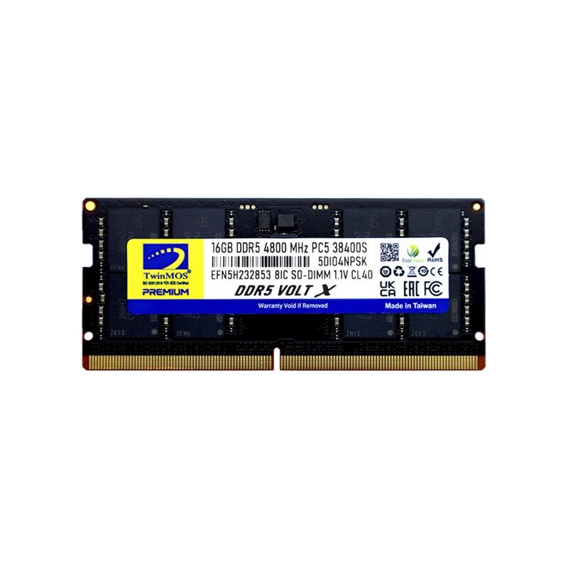 16 GB DDR5 4800MHZ TWINMOS NB TMD516GB4800S40