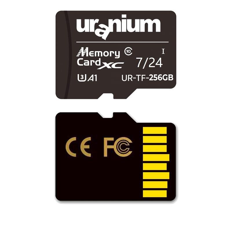 256 Gb Uranium Ur-Tf-256G Micro Sd Card U3 7/24 Surveillance 100/50Mbs Industrial Hafiza Karti (3 Yil Garanti̇)