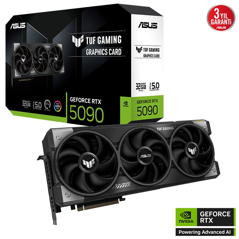 Asus Tuf-Rtx5090-32G-Gaming Rtx5090 32Gb Gddr7 512Bit 3X Dp 2X Hdmi