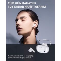 Aukey Ep-M2-Wh 13Mm Sürücülü Bluetooth 5.3 Ipx4 Kablosuz Kulaklik