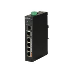 Dahua Pfs3106-4Et-60 4 Port Poe 10/100 1Ge Uplink 1Xsfp 60W Yonetilemez Switch
