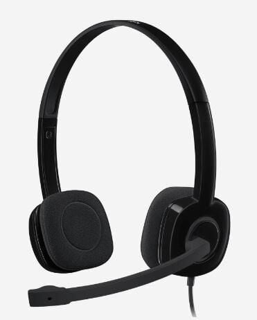 Logitech H151 Stereo Kulaklik Si̇yah 981-000589