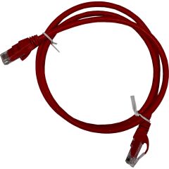 Ager Ac-602-010 1Mt Utp Cat6 Patch Kablo Kirmizi Cu, Lszh Awg 26/7