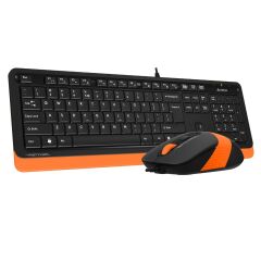 A4 Tech F1010 Kablolu Usb Standart Turuncu Q Klavye+Mouse