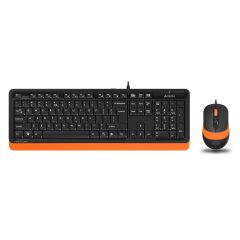 A4 Tech F1010 Kablolu Usb Standart Turuncu Q Klavye+Mouse